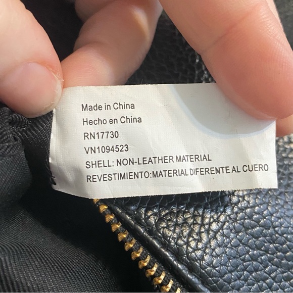 A New Day Black Faux Leather Crossbody Purse - Picture 11 of 13